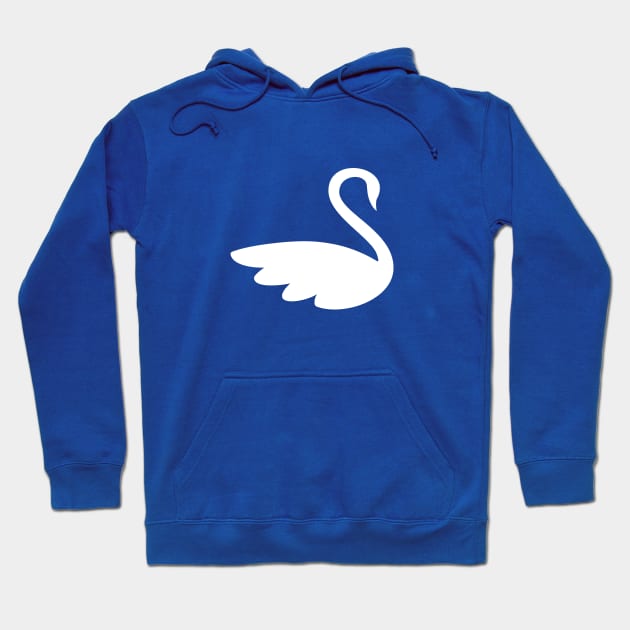 White Swan Hoodie by Spaksu